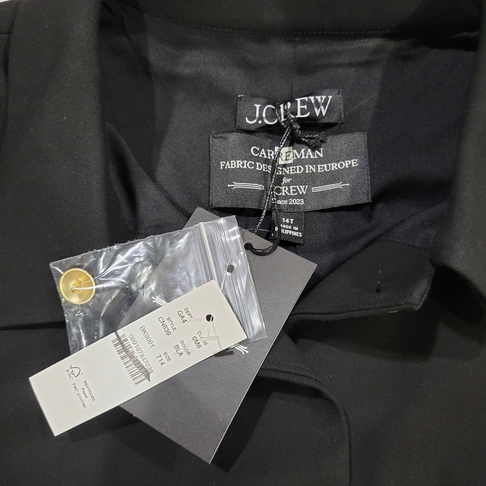 J Crew Parc dress in four-season stretch $188 Retail Black Classic LBD CN571 - Picture 10 of 15
